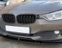 Накладка на передній бампер BMW 3-series F30 - type: lip для стокової версії, чорний глянець фото 3
