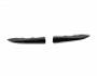 Задні накладки BMW 3 серія F30, 31, 34 2012-2019 - type: flap чорний глянець фото 1