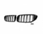 Решітка ніздрі BMW 5 series G30, 31 2016-2020 - тип: M-Look чорний глянець фото 0