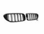 Решітка ніздрі BMW 5 series G30, 31 2016-2020 - тип: M-Look чорний глянець фото 3