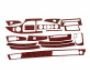Panel decor BMW 5 series E60, 61 2003-2010 - type: stickers фото 0