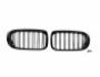 Решітка ніздрі BMW X3 F25 2014-2018 - тип: M-Look чорний глянець фото 1