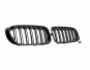 Решітка ніздрі BMW X3 F25 2014-2018 - тип: M-Look чорний глянець фото 3