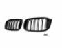 Решітка ніздрі BMW X3 G01 - тип: M-Look чорний глянець фото 0