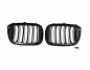 Решітка ніздрі BMW X3 G01 - тип: M-Look чорний глянець фото 3