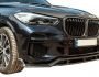 Накладка на передний бампер BMW X5 G05 - type: paradigm v2 2019-2022 натуральний карбон фото 4