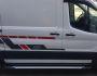 Aluminum running boards Ford Transit 2014-… - L1\L2\L3 bases - Style: BMW фото 1