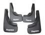 Mud flaps Peugeot Partner Tepee -type: set of 4 pcs, without fasteners фото 2