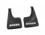 Mudguards Peugeot Boxer - type: rear with recess 2pcs, without fasteners фото 1