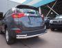 Rear bumper protection Toyota Rav4 2013-2016 - type: pipe with corners фото 3