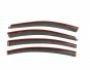 Вітровики Chevrolet Cruze 2009-2015 з хромом - тип: sd 4 фото 2