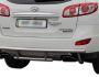 Hyundai Santa Fe II rear bumper protection фото 0