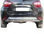 Rear bumper protection Nissan Terrano 2014-2018 - type: double фото 0