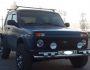 Bumper protection Lada Niva - type: model with plates фото 1