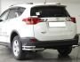 Toyota Rav4 rear bumper protection - type: double corners фото 3