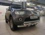 Bumper protection Mitsubishi Pajero Sport, L200 - type: model with plates фото 2