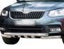 Захист бампера Skoda Yeti - тип: модельний, з пластинами фото 0