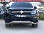 Bumper protection VW Amarok 2016-... - type: model, with plates d:76mm фото 7