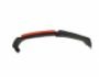 Cover on the front bumper lip Honda Civic Sedan X 2016-2021 - type: red photo 0