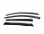 Hyundai i20 2020-... window deflectors - type: with chrome 4 pcs photo 1