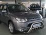 Bull bar Mitsubishi Outlander 2013-2015 - type: double фото 3