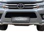 Front bumper guard Toyota Fortuner 2015-... фото 1