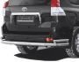 Toyota Prado 150 rear bumper protection фото 1