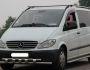 Bumper protection Mercedes Vito II, Viano I - type: model with plates фото 2