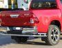Rear bumper protection Toyota Hilux 2015-2020 - type: pipe with corners фото 4