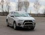 Bull bar Mitsubishi ASX 2013-2016 - type: double фото 3