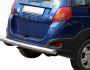 Chery Beat rear bumper protection - type: single pipe фото 0