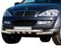 Захист бампера Ssangyong Kyron - тип: модельний, з пластинами фото 0