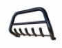 Bumper + pipe sills Nissan Navara 2005-2014 - type: in black for the military photo 2