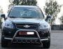 Front bumper protection Chevrolet Captiva 2006-2011 - type: with additional pipes фото 3
