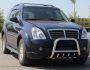 Ssangyong Rexton front bumper protection фото 2