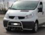 Renault Trafic front bumper protection - type: with additional tubes фото 3