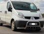 Front bumper protection Opel Vivaro, Nissan Primastar - type: with additional pipes фото 2