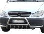 Front bumper protection Mercedes Vito II, Viano II - type: with additional tubes фото 0