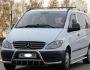 Front bumper protection Mercedes Vito II, Viano II - type: with additional tubes фото 2