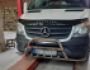 Защита переднего бампера Mercedes Sprinter 2013-… - тип: с доп трубками фото 4