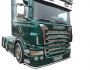 Накладки на решітку і коло решітки Scania 2004-2010 з написом V8 - повний комплект фото 4