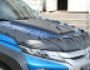 A set of overlays on the hood of Mitsubishi L200 2019-... - type: 3 pcs v-dragon фото 3