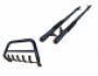 Bumper + pipe sills Nissan Navara 2005-2014 - type: in black for the military photo 0