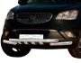 Защита бампера Ssangyong Korando 2010-2014 - тип: модельная, с пластинами фото 1