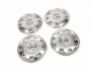 Hubcaps 16" exclusive for Fiat Doblo 2015-…, stainless steel фото 1
