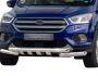 Защита бампера Ford Kuga 2017-2020 - тип: модельная, с пластинами фото 0