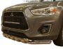 Bumper protection Mitsubishi ASX 2013-2016 - type: model with plates фото 0