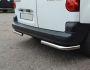 Rear bumper protection Fiat Doblo 2023-... - type: single corners фото 1