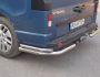 Rear bumper protection Fiat Talento 2016-… - type: double corners фото 2