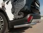 Mitsubishi Outlander rear bumper protection - type: single corners фото 2